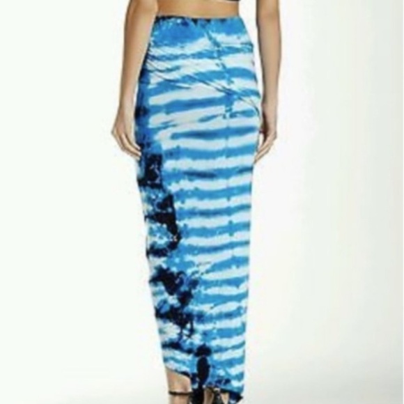 NWT Young Fabulous and Broke Tie Dye Stretchy Knit Maxi Skirt in Size Small - Picture 8 of 8